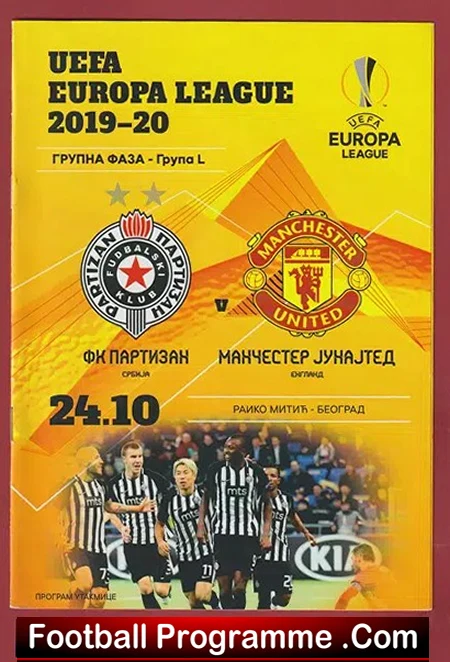 FK Partizan v Manchester United 2019 – Belgrade Serbia – Pirate