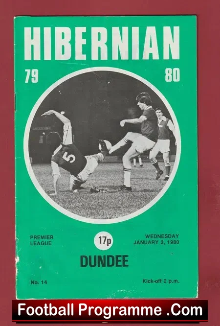 Hibernian Hibs v Dundee 1980 – Plus George Best