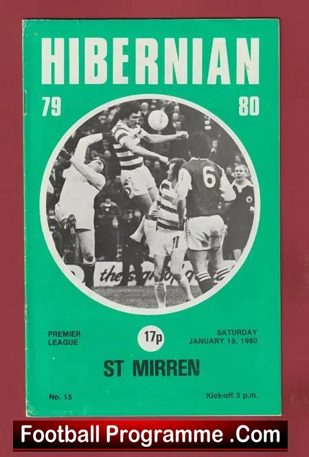 Hibernian Hibs v St Mirren 1980 – Plus George Best