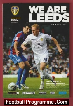 Leeds United v Manchester United 2011 - football programme