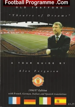 Manchester United Old Trafford Tour Sir Alex Ferguson 1996 - football memorabilia