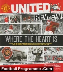 Manchester United v Arsenal 2015 - football programme