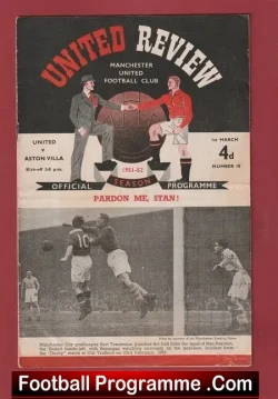 Manchester United v Aston Villa 1952 – Man Utd
