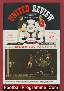 Manchester United v Aston Villa 1983 – Man Utd