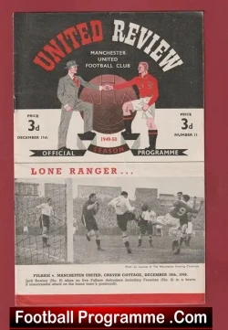 Manchester United v Derby County 1949 – Man Utd