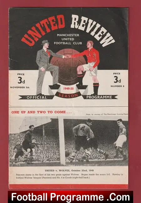 Manchester United v Huddersfield Town 1949 – 1940’s Man Utd