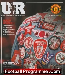Manchester United v Liverpool 2015 - football programme