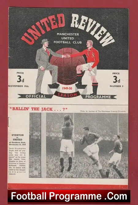 Manchester United v Middlesbrough 1949 – Man Utd