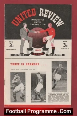 Manchester United v Newcastle United 1949 – Ray Wood Debut First