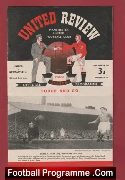 Manchester United v Newcastle United 1950 – Man Utd 1950’s