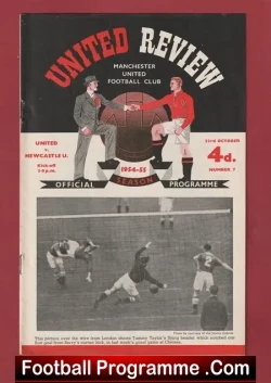 Manchester United v Newcastle United 1954 – Man Utd 1950s