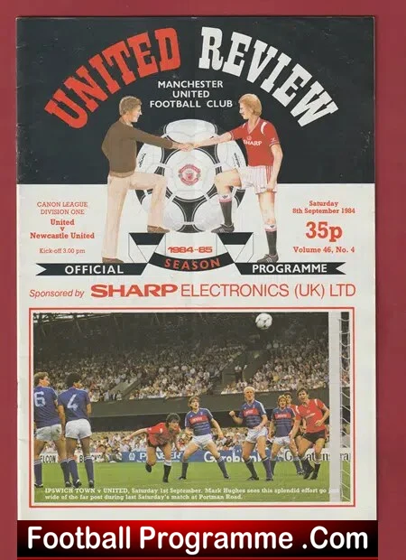 Manchester United v Newcastle United 1984 – Man Utd
