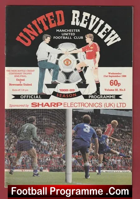 Manchester United v Newcastle United 1988 – LC Semi Final