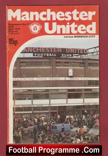 Manchester United v Norwich City 1979 – Man Utd