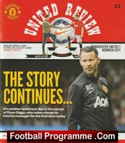 Manchester United v Norwich City 2014 – Ryan Giggs First Manager