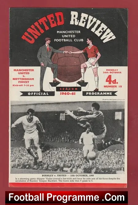 Manchester United v Nottingham Forest 1960 – Man Utd