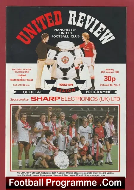 Manchester United v Nottingham Forest 1983 – Man Utd