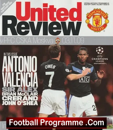 Manchester United v PFC Moskva 2009 - Champions League