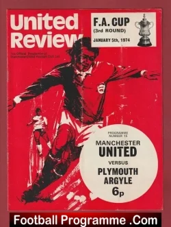 Manchester United v Plymouth Argyle 1974 – Man Utd FAC