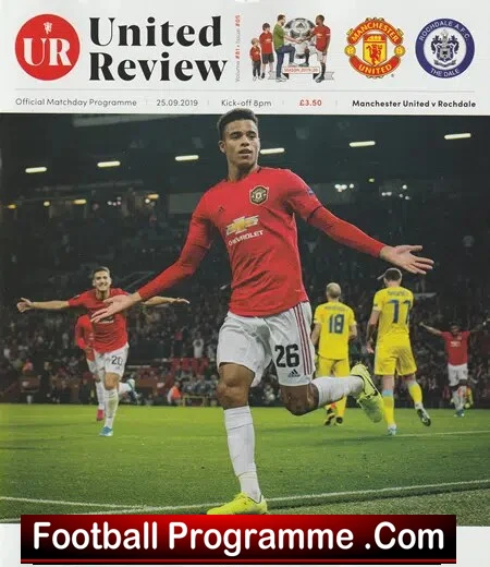 Manchester United v Rochdale 2019 – League Cup