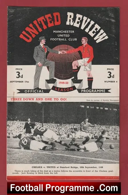 Manchester United v Stoke City 1949 – Man Utd