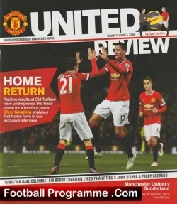 Manchester United v Sunderland 2015 - football programme
