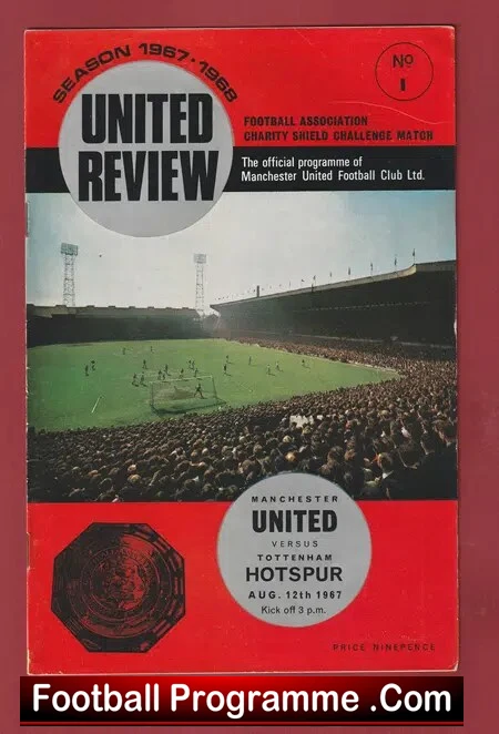 Manchester United v Tottenham 1967 – Charity Shield – Man Utd