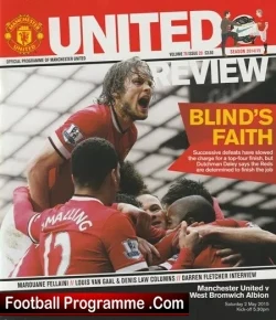 Manchester United v WBA 2015 - football programme