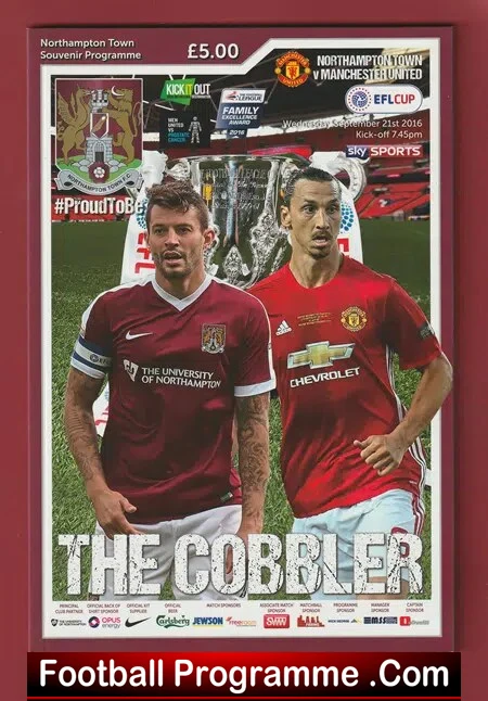 Northampton Town v Manchester United 2016 – League Cup