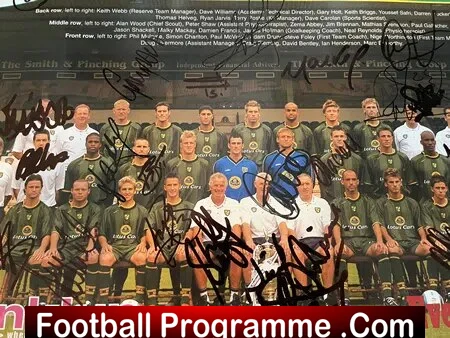 Norwich City Football Team Squad Multi Autographed Poster 2004