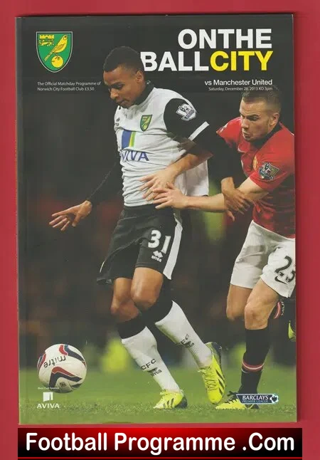 Norwich City v Manchester United 2013