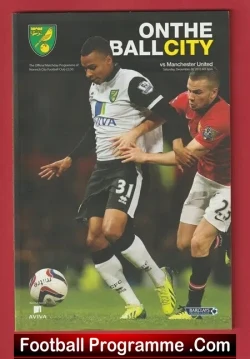 Norwich City v Manchester United 2013