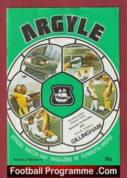 Plymouth Argyle v Manchester United 1977