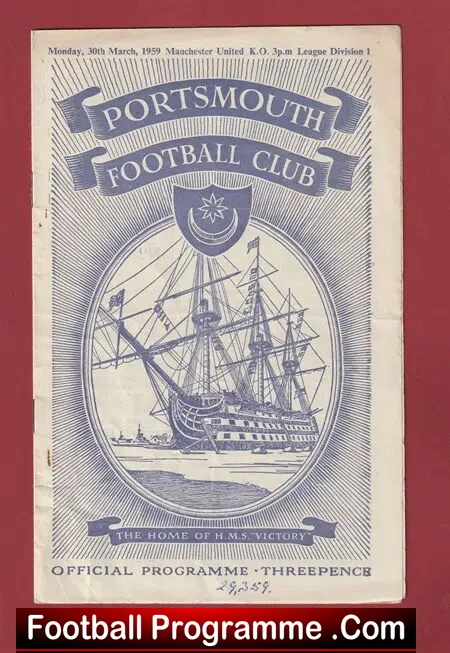 Portsmouth v Manchester United 1959 – Man Utd