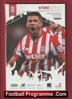 Stoke City v Manchester United 2015 - football programme