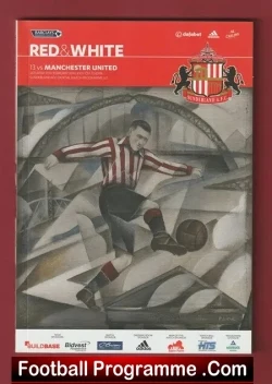 Sunderland v Manchester United 2016 - football programme