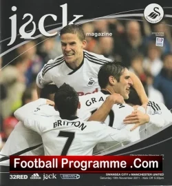 Swansea City v Manchester United 2011 - Official Match Programme - football programme