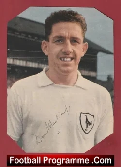 Tottenham Hotspur David Mackay Autograph Signed Picture 1970s