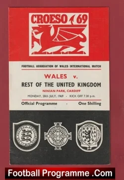 Wales v Rest of the United Kingdom 1969 – Charlton George Best