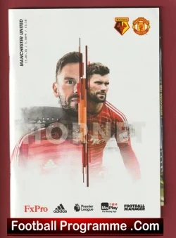 Watford v Manchester United 2018 - football programme
