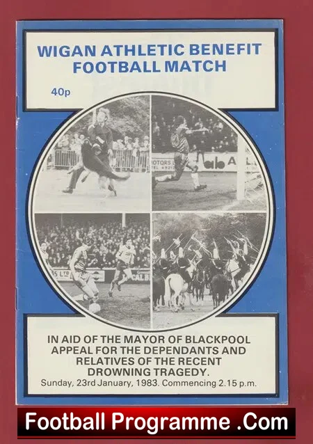 Wigan Athletic v Blackpool 1983 – George Best + Bobby Charlton
