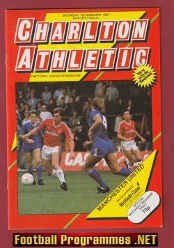 Charlton Athletic v Manchester United 1987