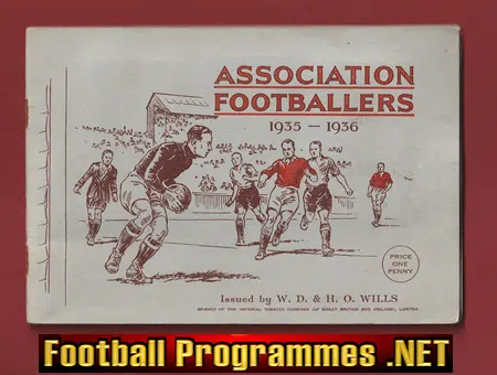 Association Footballers Cigarette Cards Book – Full – 1935 1936