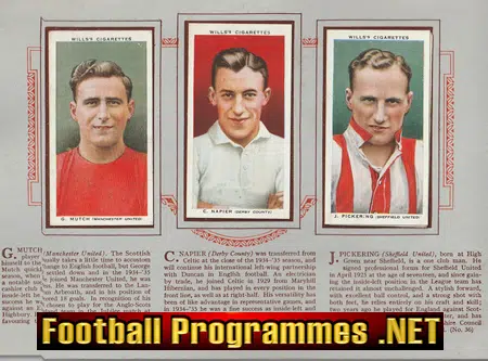 Association Footballers Cigarette Cards Book - Full - 1935 1936