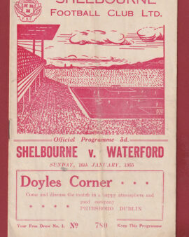 Shelbourne v Waterford 1955 – Ireland