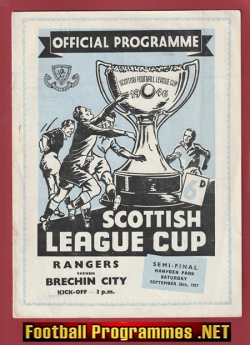 Glasgow Rangers v Brechin City 1957 – Scottish Cup Semi Final