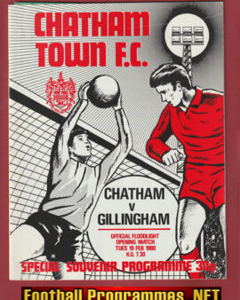 Chatham Town v Gillingham 1980 – George Best Plus the Match Ticket