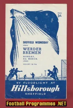 Sheffield Wednesday v Werder Bremen 1965 - Friendly - Germany