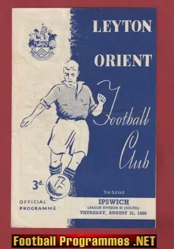 Leyton Orient v Ipswich Town 1950