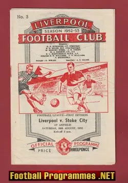 Liverpool v Stoke City 1952